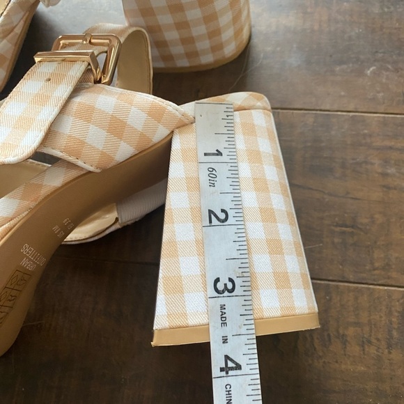 Urban outfitters Rachel Gingham strappy platform heels - Picture 8 of 14